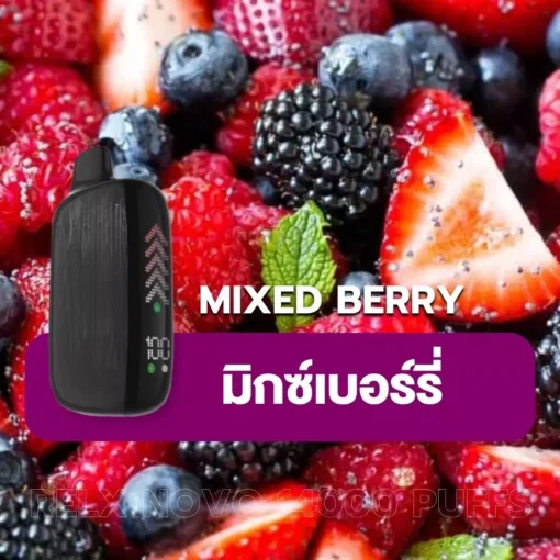 relx novo 14000 puff Mixed Berry